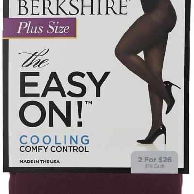 Berkshire  Plus-size The Easy On! 40 Denier Cooling tights Q Petite/Plum